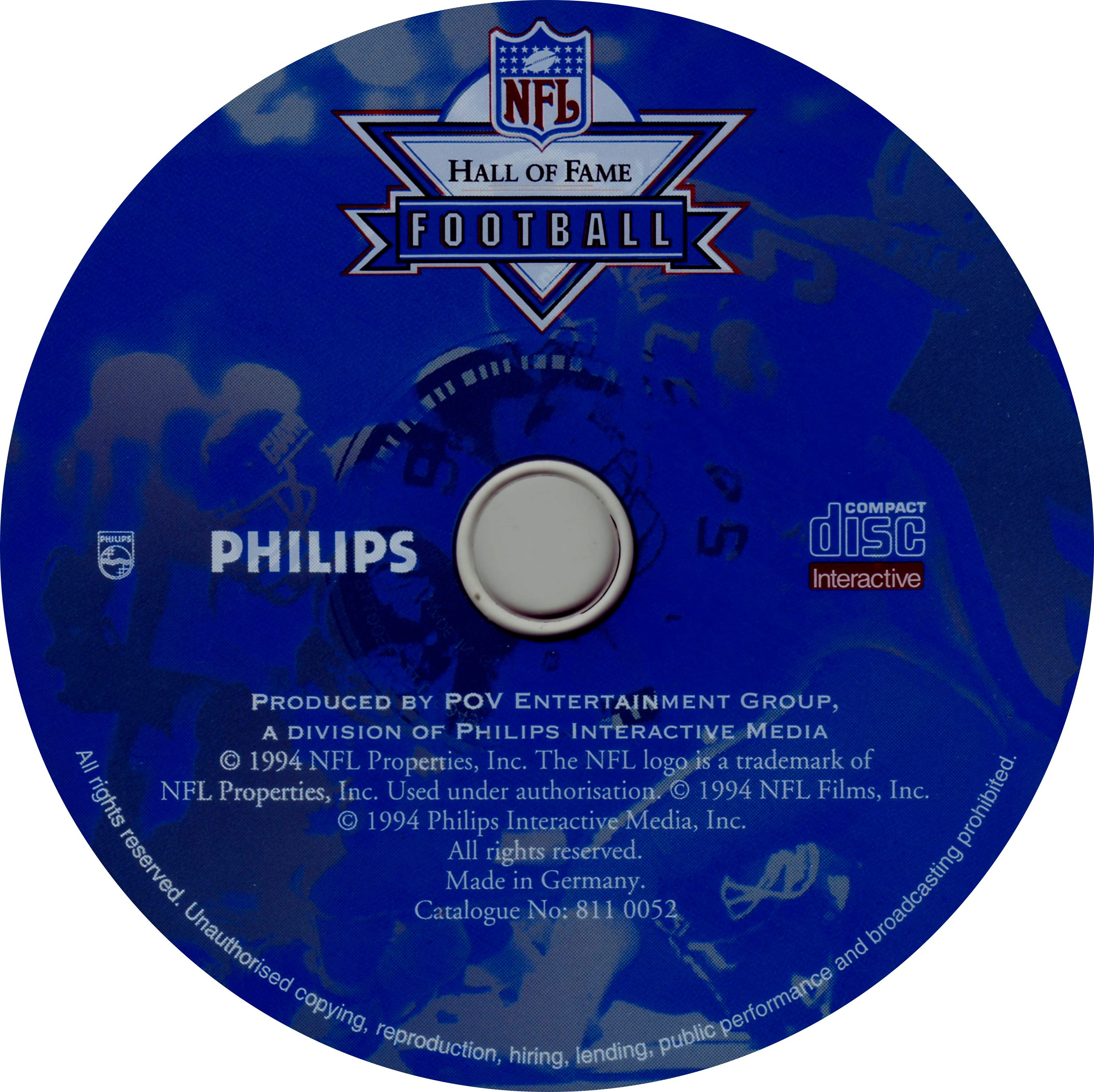 NFL Hall Of Fame Football CD The world of CDi